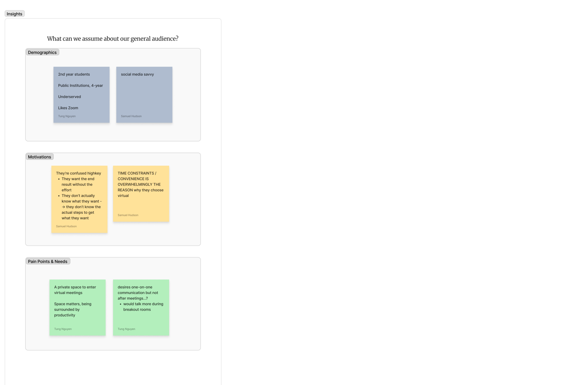 Braven user research — general audience insights