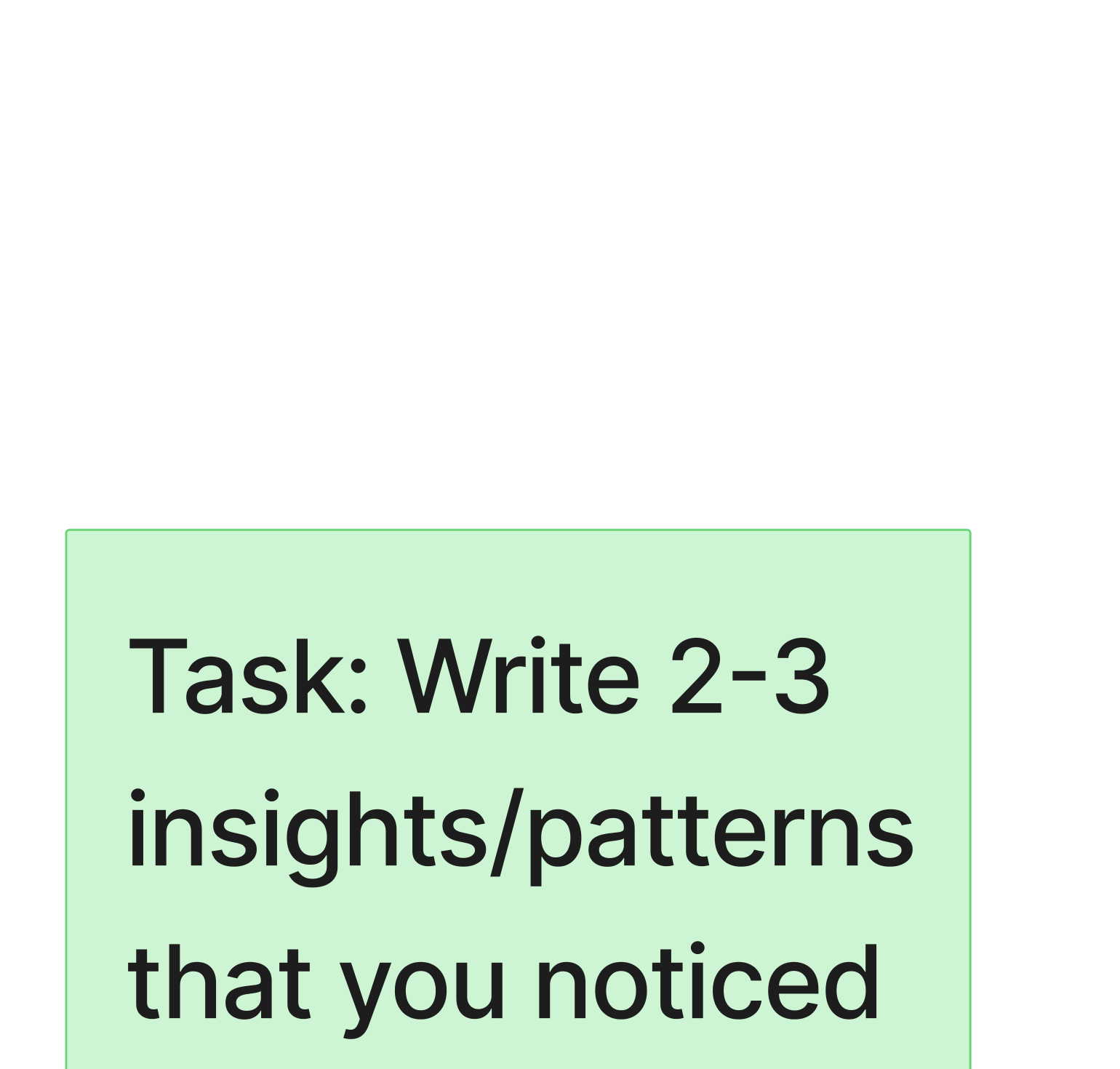 Urban Conga — survey task